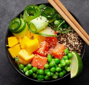 poke bowl ig bas au saumon