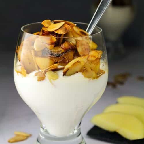 Fromage blanc pomme cannelle ig bas