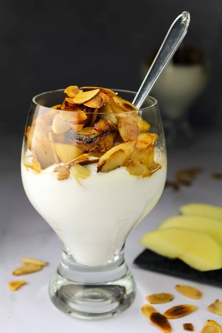 Fromage blanc pomme cannelle ig bas