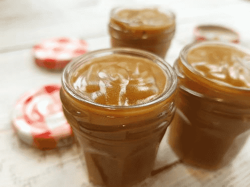 Sauce au caramel à faible index glycémique