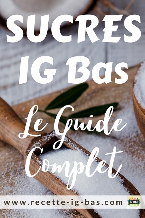 guide des sucres ig bas vignette pinterest
