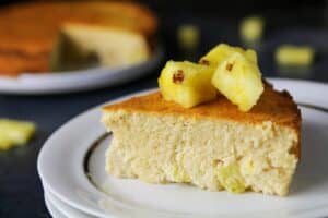 gateau farine de coco ananas et noix de coco